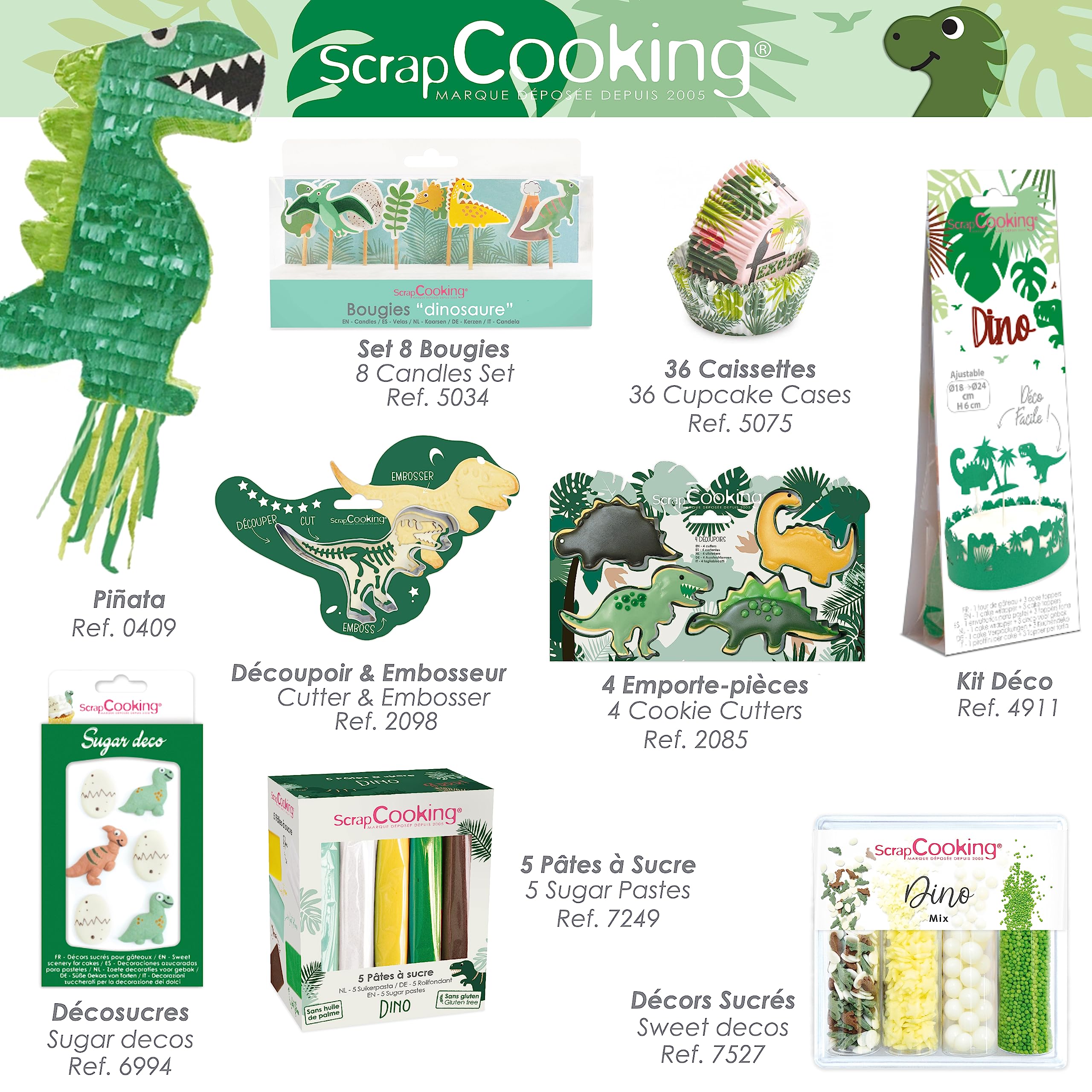 scrapcooking-emporte-pi-ces-4-dinosaures-m-tal-biscuits-2085 image 7