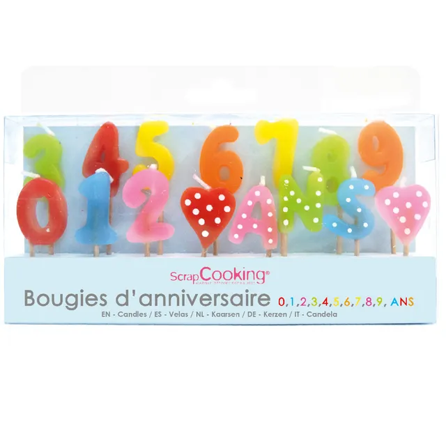 scrapcooking-d-corations-bougies-chiffres-anniversaire-x15 image 1