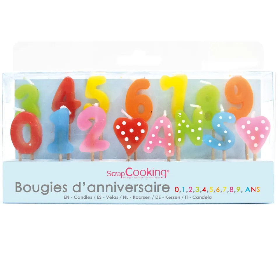 scrapcooking-d-corations-bougies-chiffres-anniversaire-x15 image 1