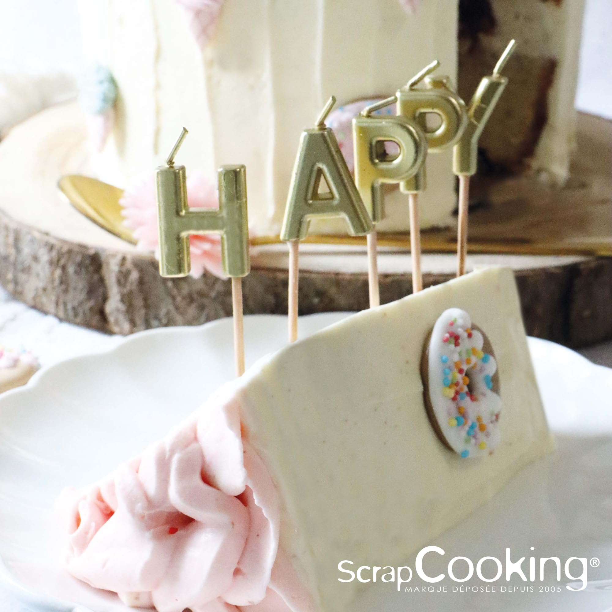 scrapcooking-d-corations-bougies-happy-birthday-dor-es-lettres-paraffine image 7