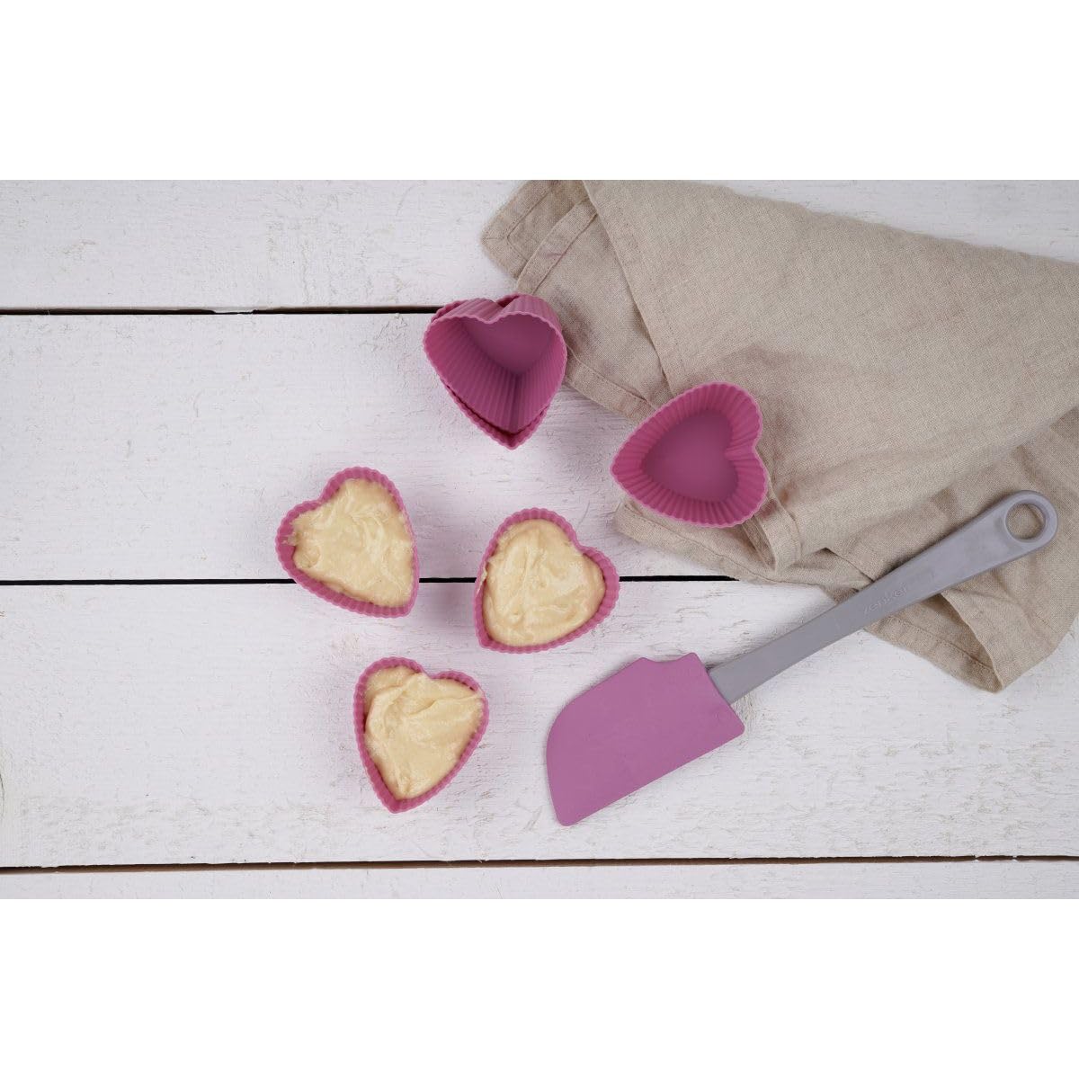 zenker-patisserie-27192-spatule-silicone-25-cm-rose image 5