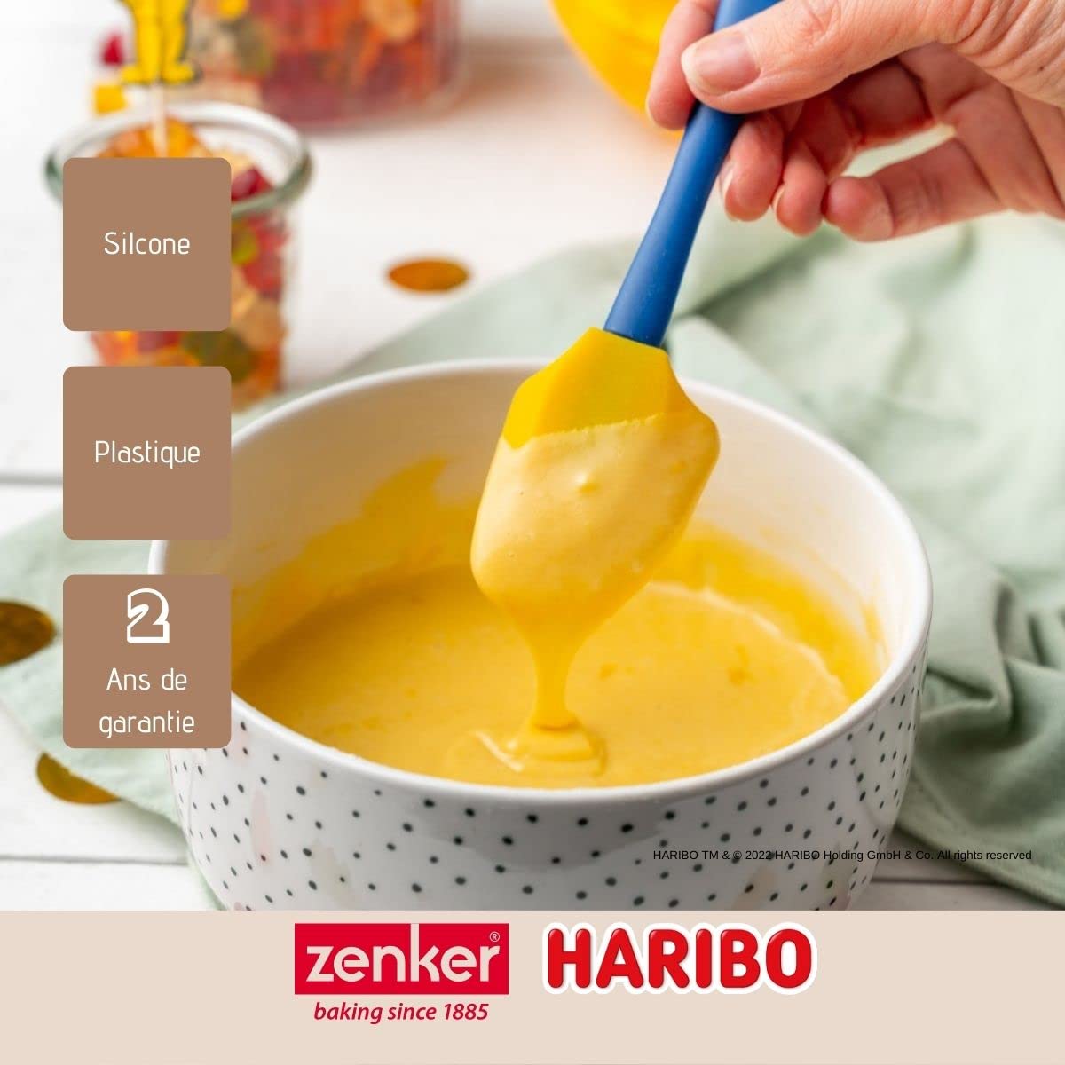 zenker-meets-haribo-spatule-silicone-p-tisserie-18-cm image 4