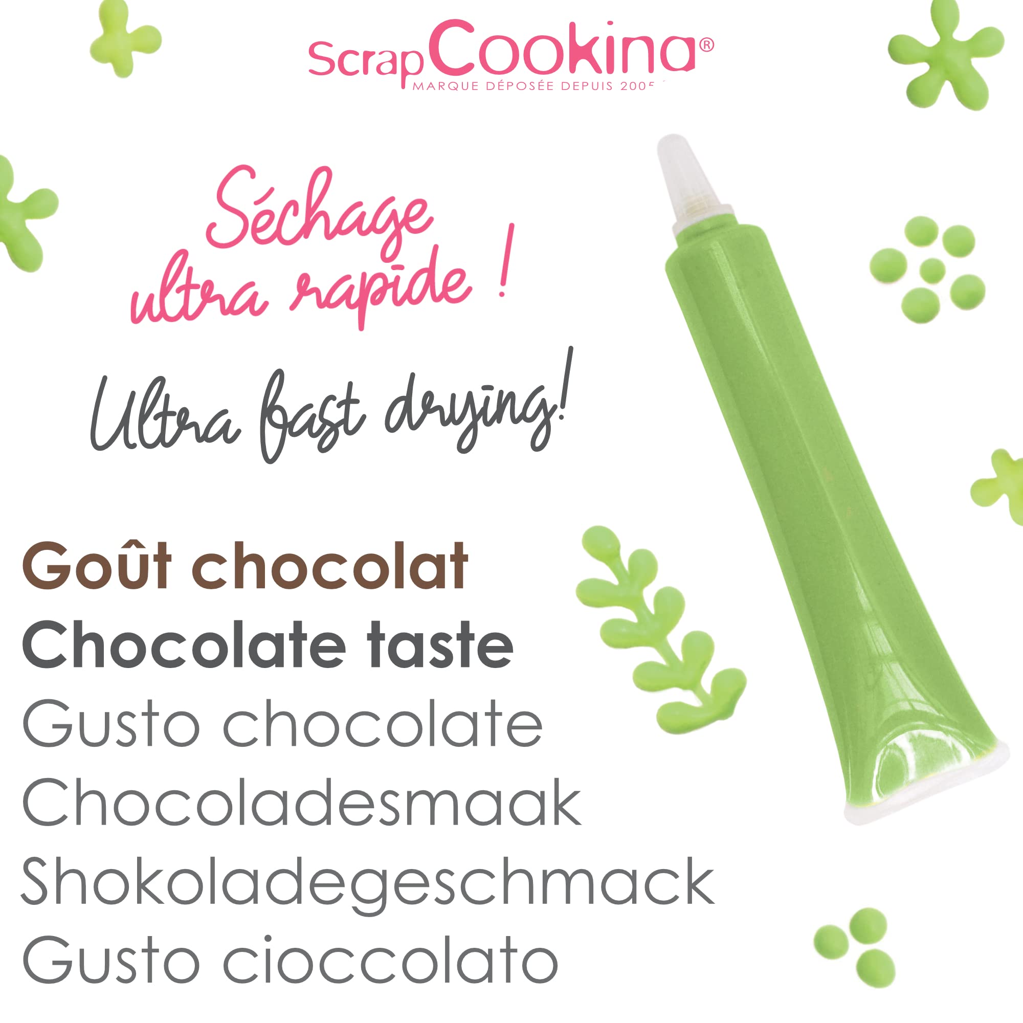 scrapcooking-stylo-choco-vert-clair-25g-d-cor-alimentaire-6805 image 4