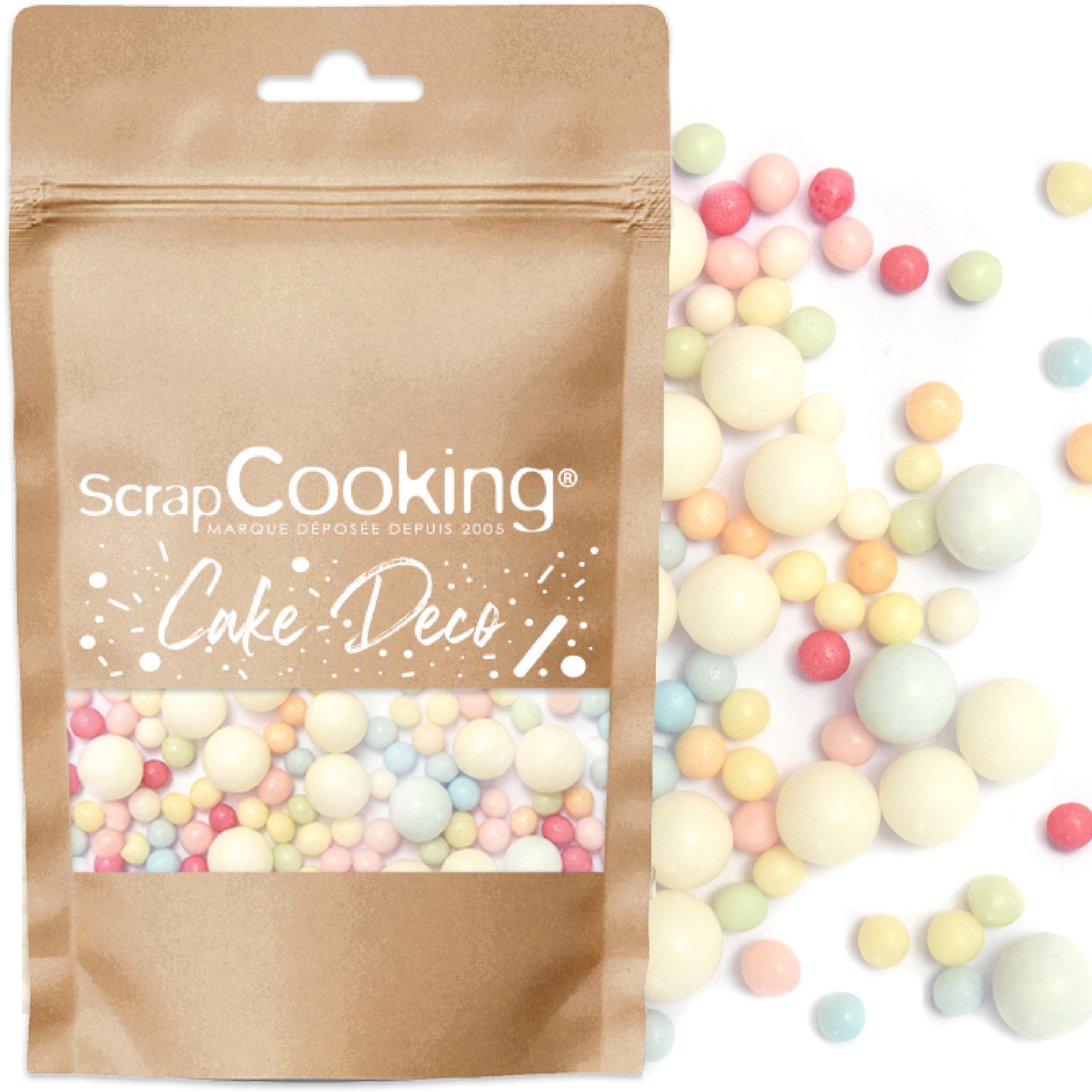 scrapcooking-d-corations-bubble-7410-perles-sucre-multicolores-70g image 1