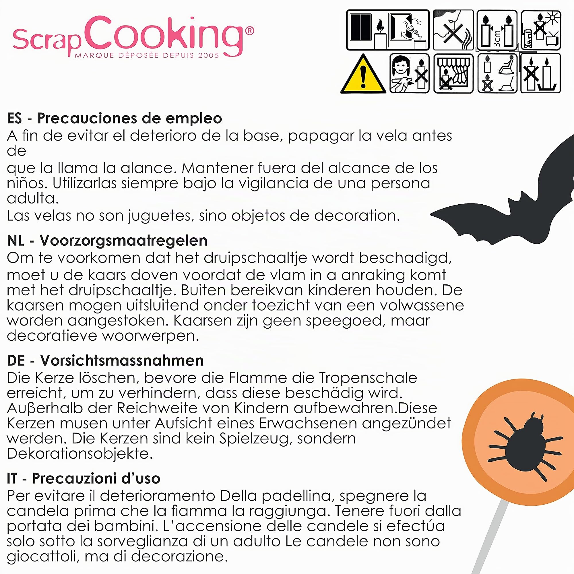 scrapcooking-d-corations-kit-8-bougies-halloween-5031 image 6