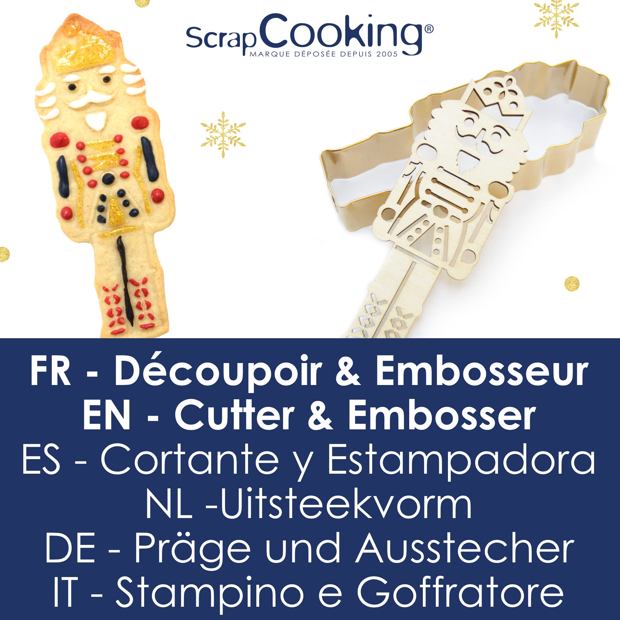 scrapcooking-emporte-pi-ces-casse-noisette-d-coupoir-embosseur-dor image 2