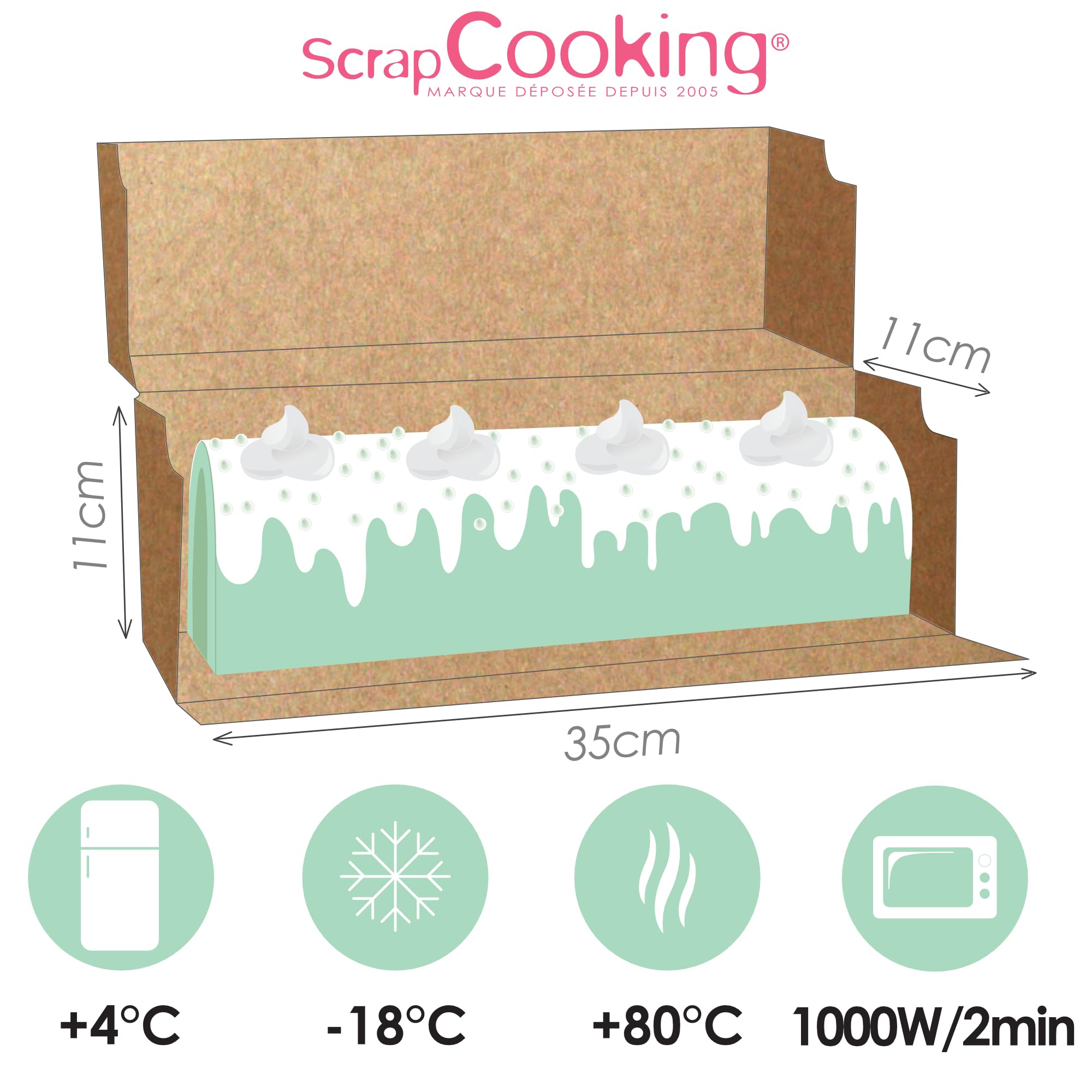 scrapcooking-mat-riel-5500-bo-te-b-che-cake-kraft-lot-2-35-cm image 5