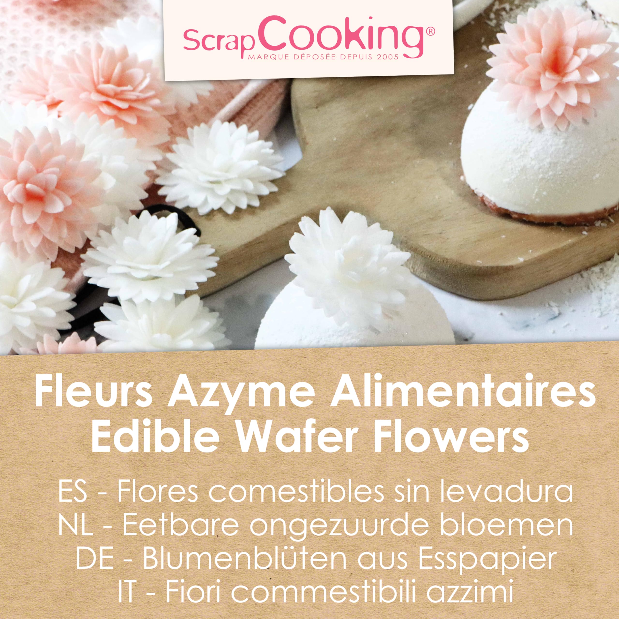 scrapcooking-d-corations-5-dahlias-2297-fleur-comestible-rose-pastel image 2