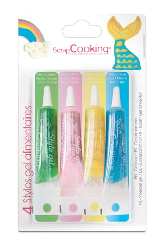 scrapcooking-d-corations-stylos-gel-sir-ne-4-couleurs image 3