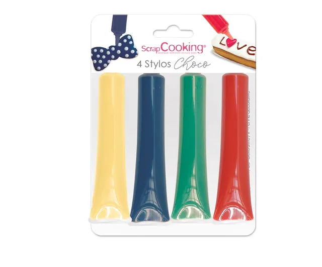 scrapcooking-d-corations-7063-lot-4-stylos-choco-couleur image 1