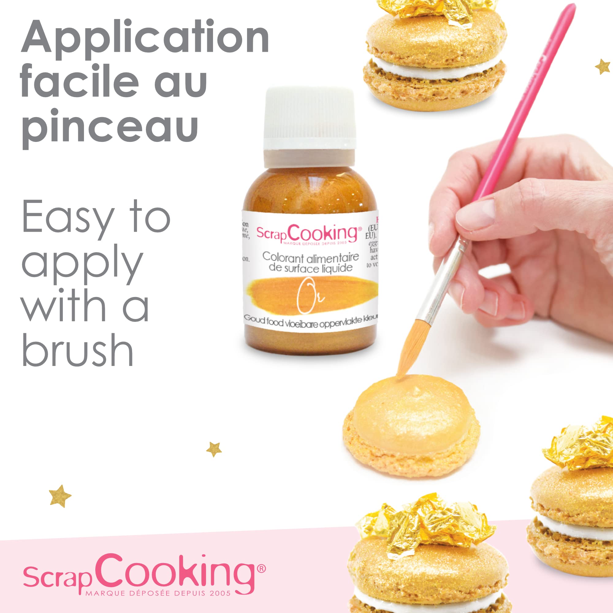 scrapcooking-colorants-4240-colorant-liquide-dor-20g image 4