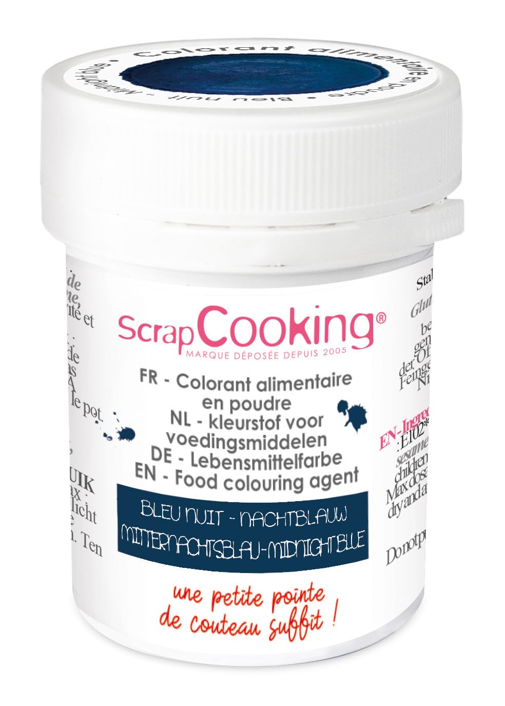 scrapcooking-4047-colorant-alimentaire-bleu-nuit-poudre-5g image 1