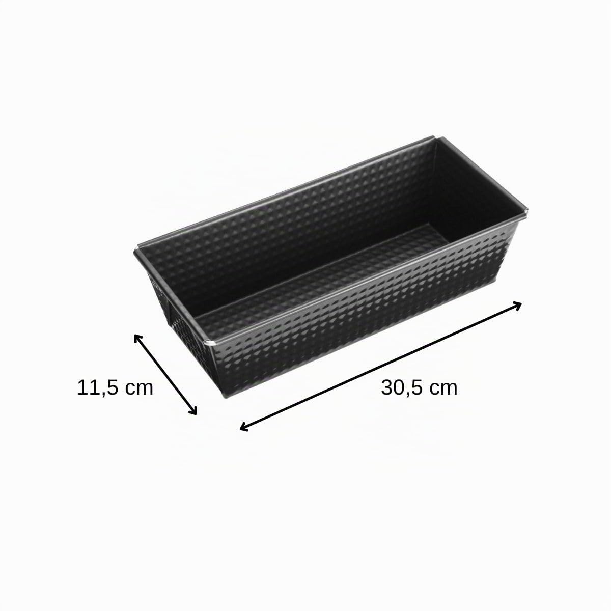 zenker-black-metallic-lot-2-moules-cake-30-cm-noir image 3