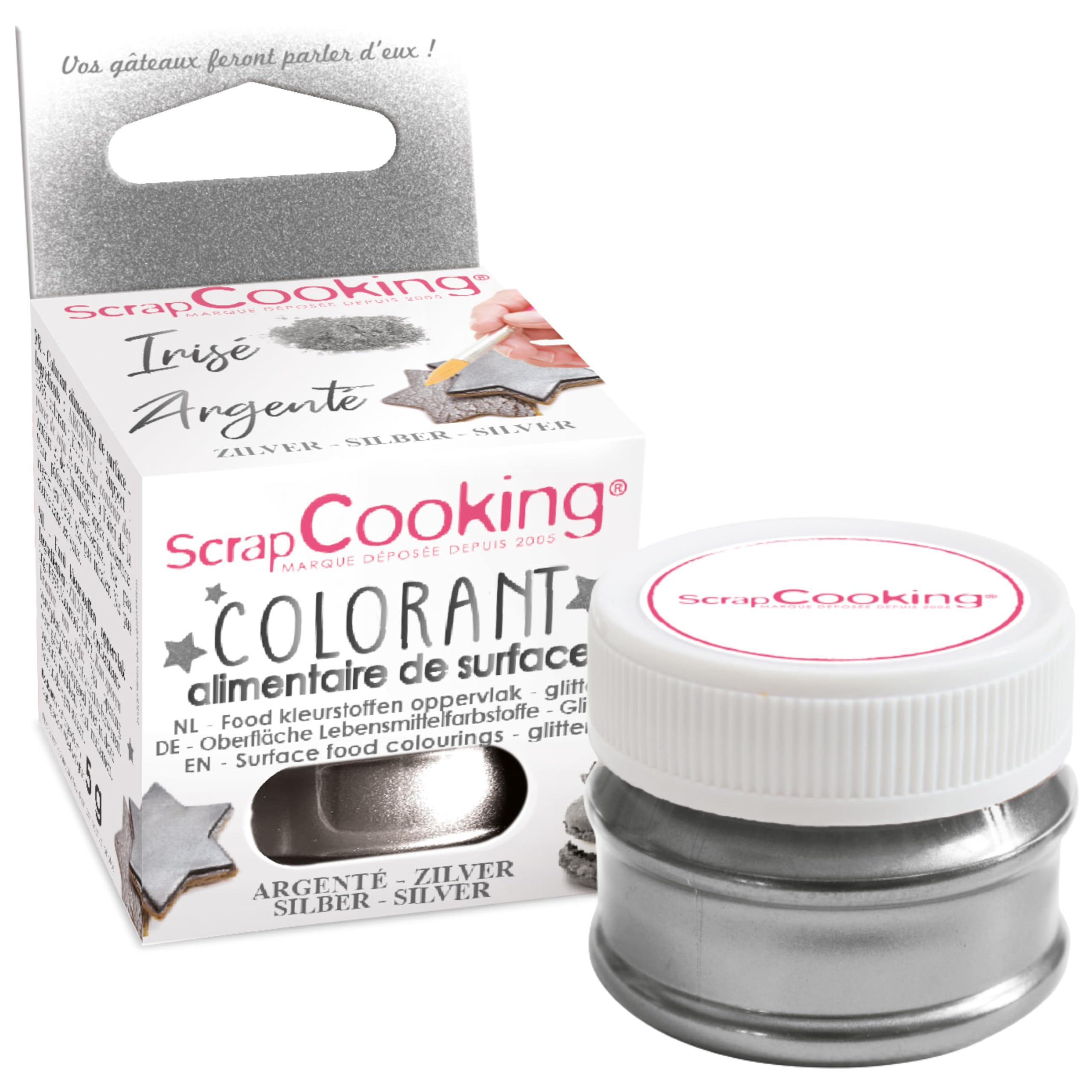 scrapcooking-4076-colorant-poudre-argent-iris-5-g image 1