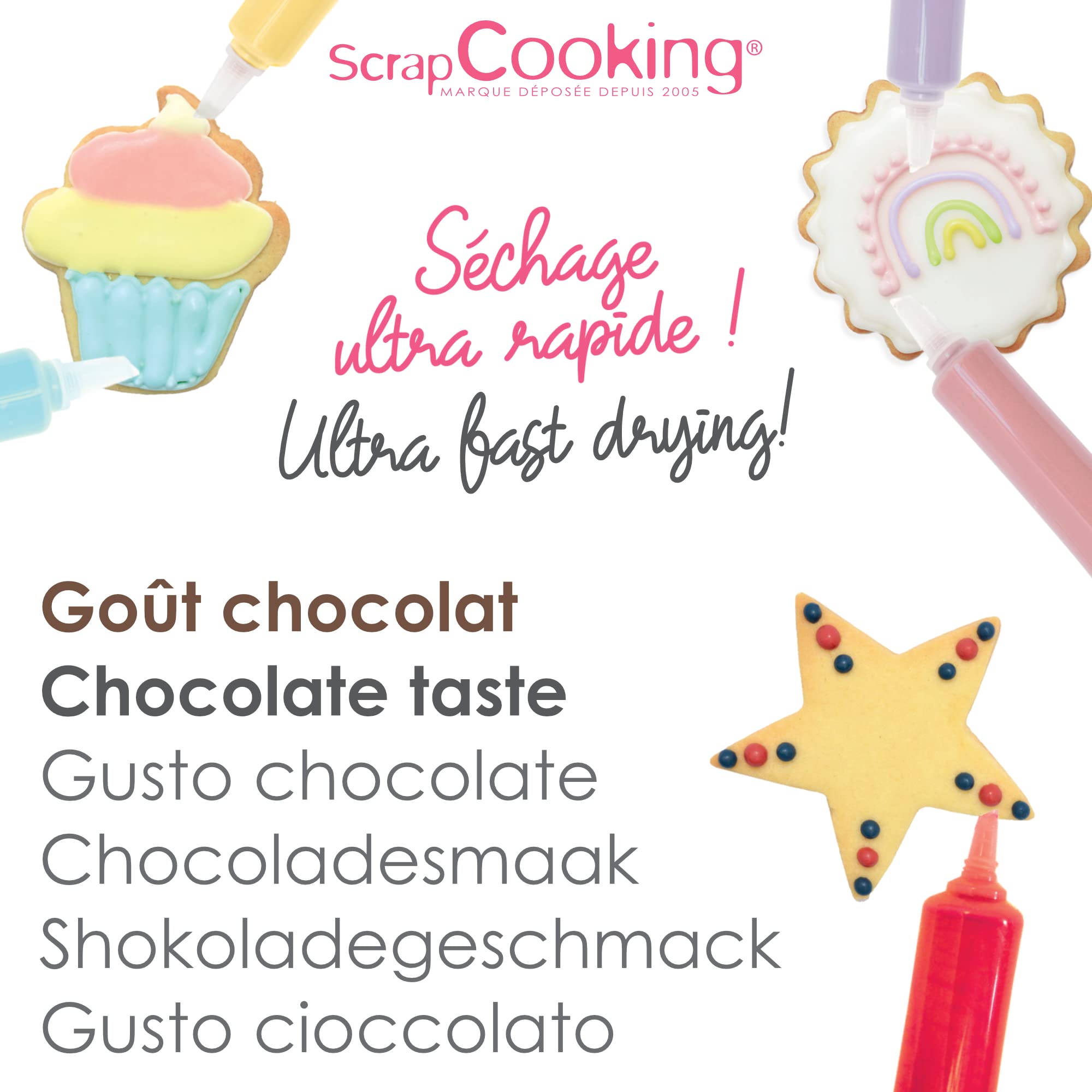 scrapcooking-6820-stylos-choco-gla-age-10-x-25-g-go-t-chocolat image 5
