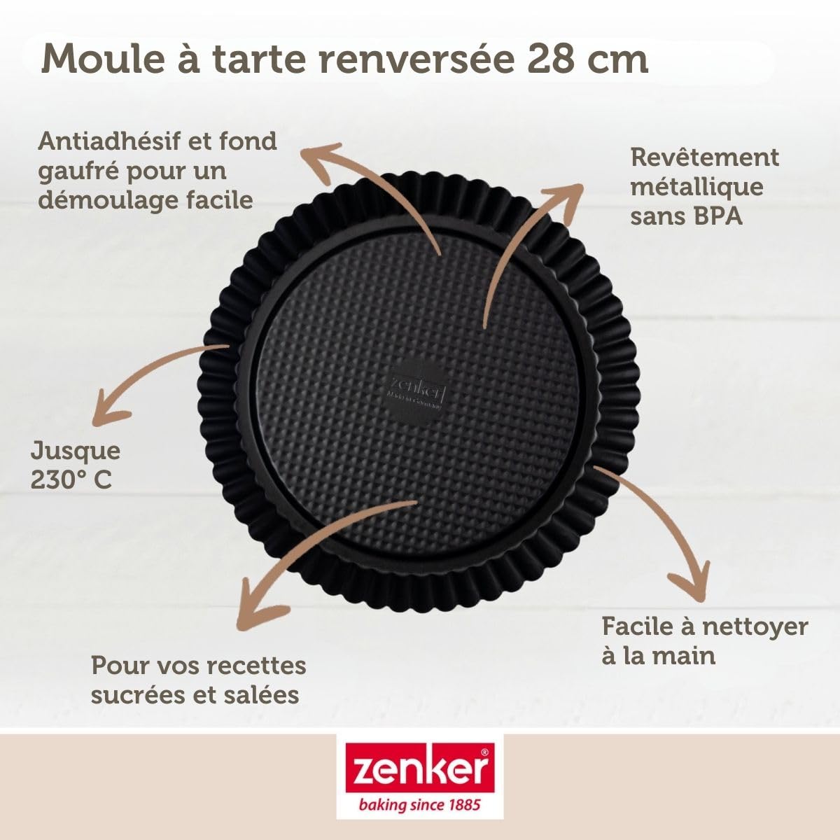 zenker-black-metallic-6522-plat-tarte-30-cm-noir image 4