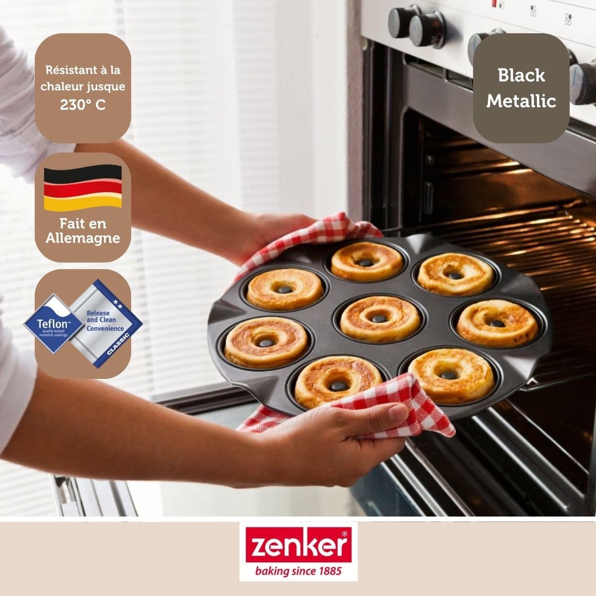 zenker-7426-moule-beignets-8-empreintes-acier-33-cm-noir image 5
