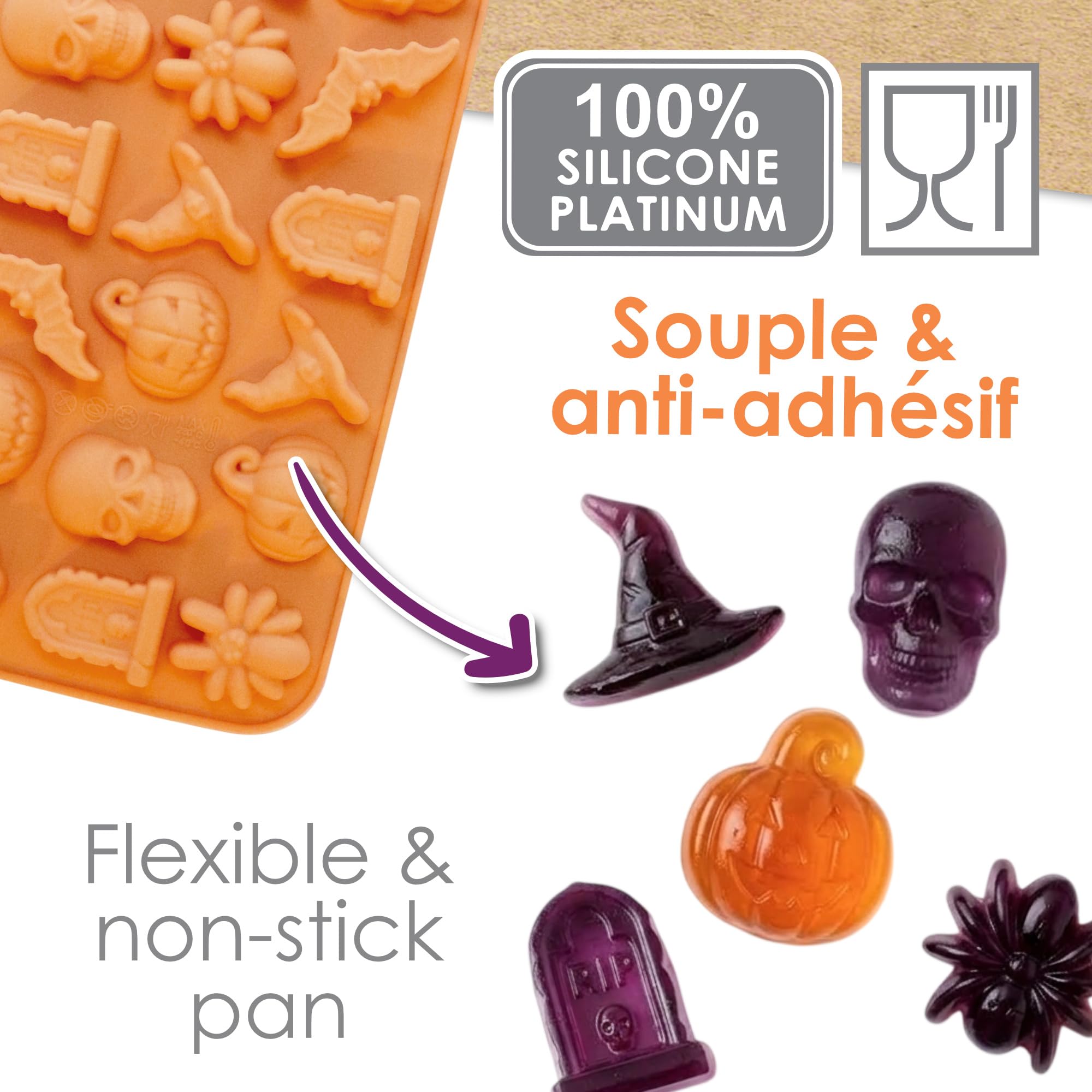 scrapcooking-moule-halloween-silicone-18-bonbons-orange image 5