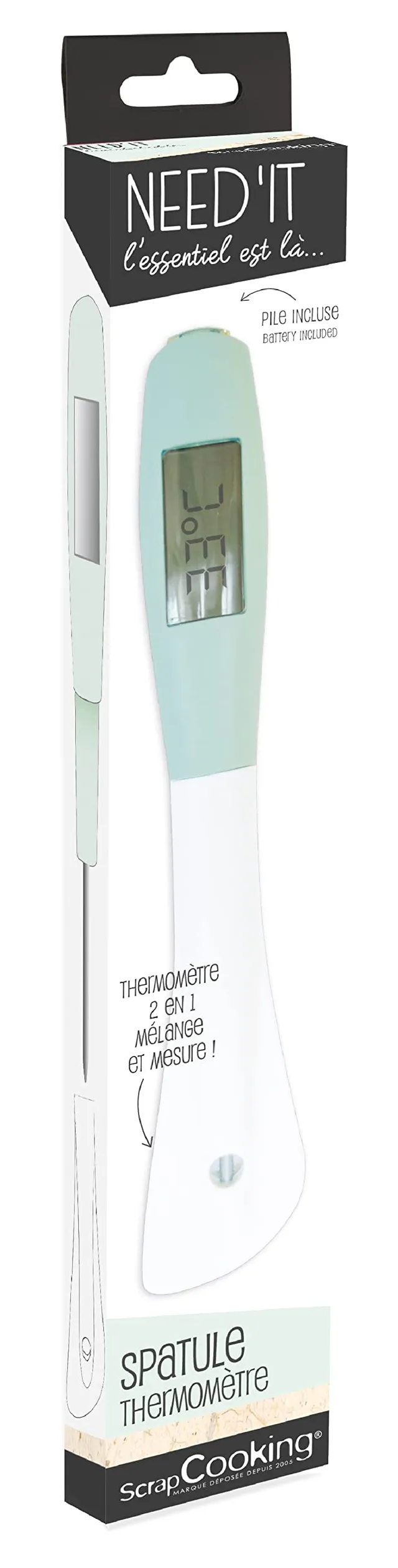 scrapcooking-5180-spatule-thermom-tre-silicone-28-cm image 1