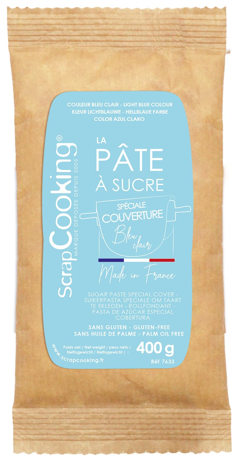 scrapcooking-p-te-sucre-bleu-clair-400-g-7633 image 1