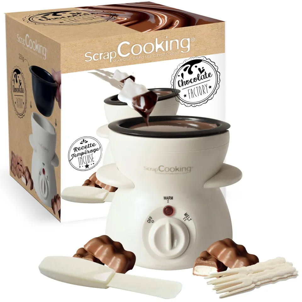 scrapcooking-appareils-chocolate-factory-fondue-chocolat-25-w-2-4-pers image 1