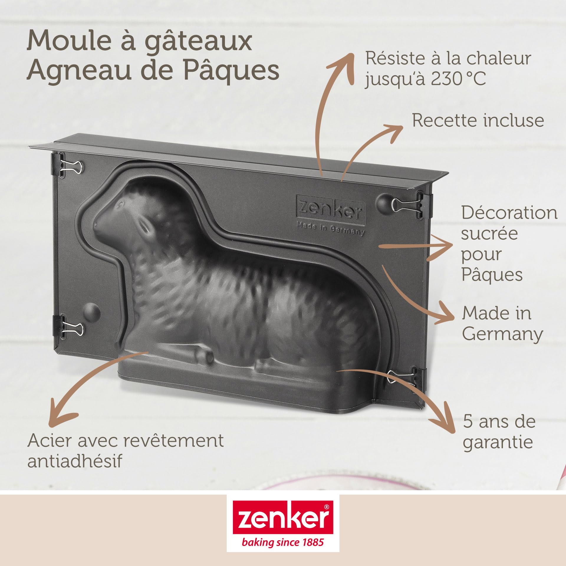 zenker-special-season-lot-2-moules-agneau-pascal-3d-acier-900-ml image 3