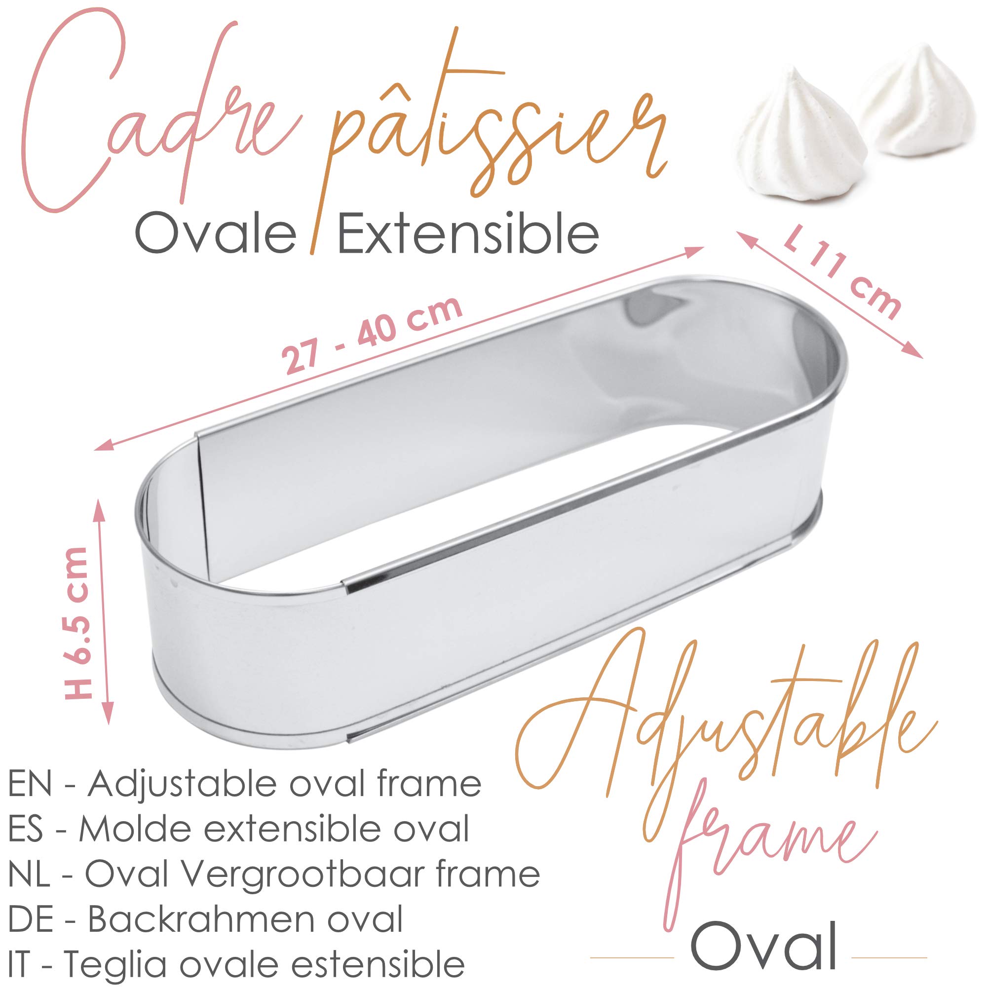 scrapcooking-moules-cadre-ovale-extensible-inox-27-40-cm image 3