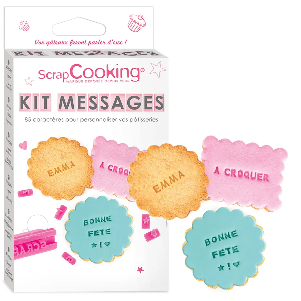 scrapcooking-mat-riel-2041-kit-messages-biscuits-85-pi-ces image 1