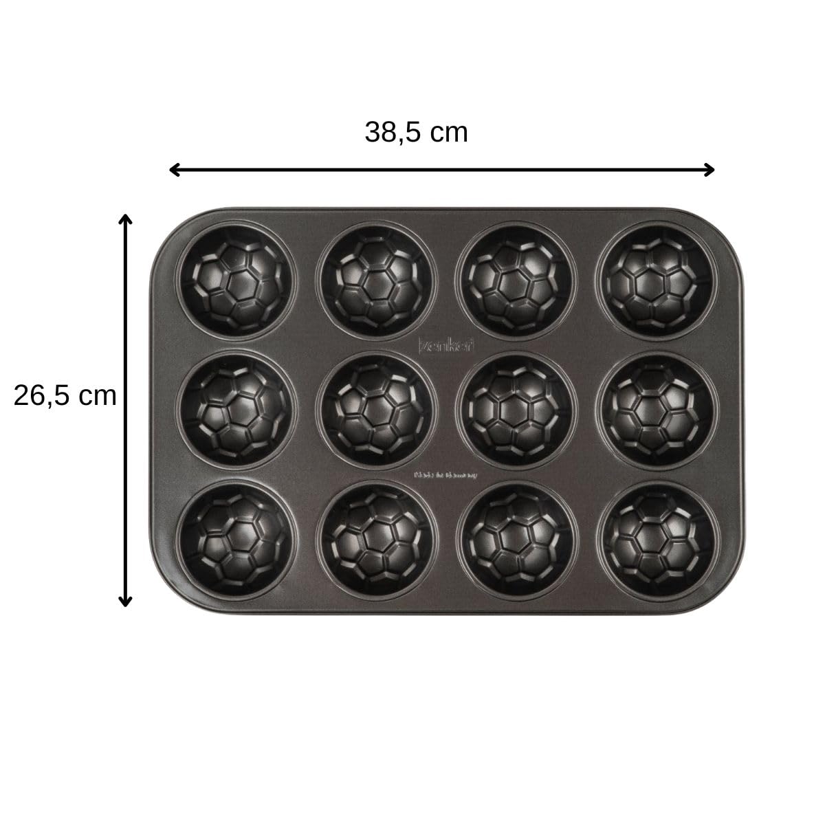 zenker-special-countries-moule-ballon-foot-12-muffins-inox image 3