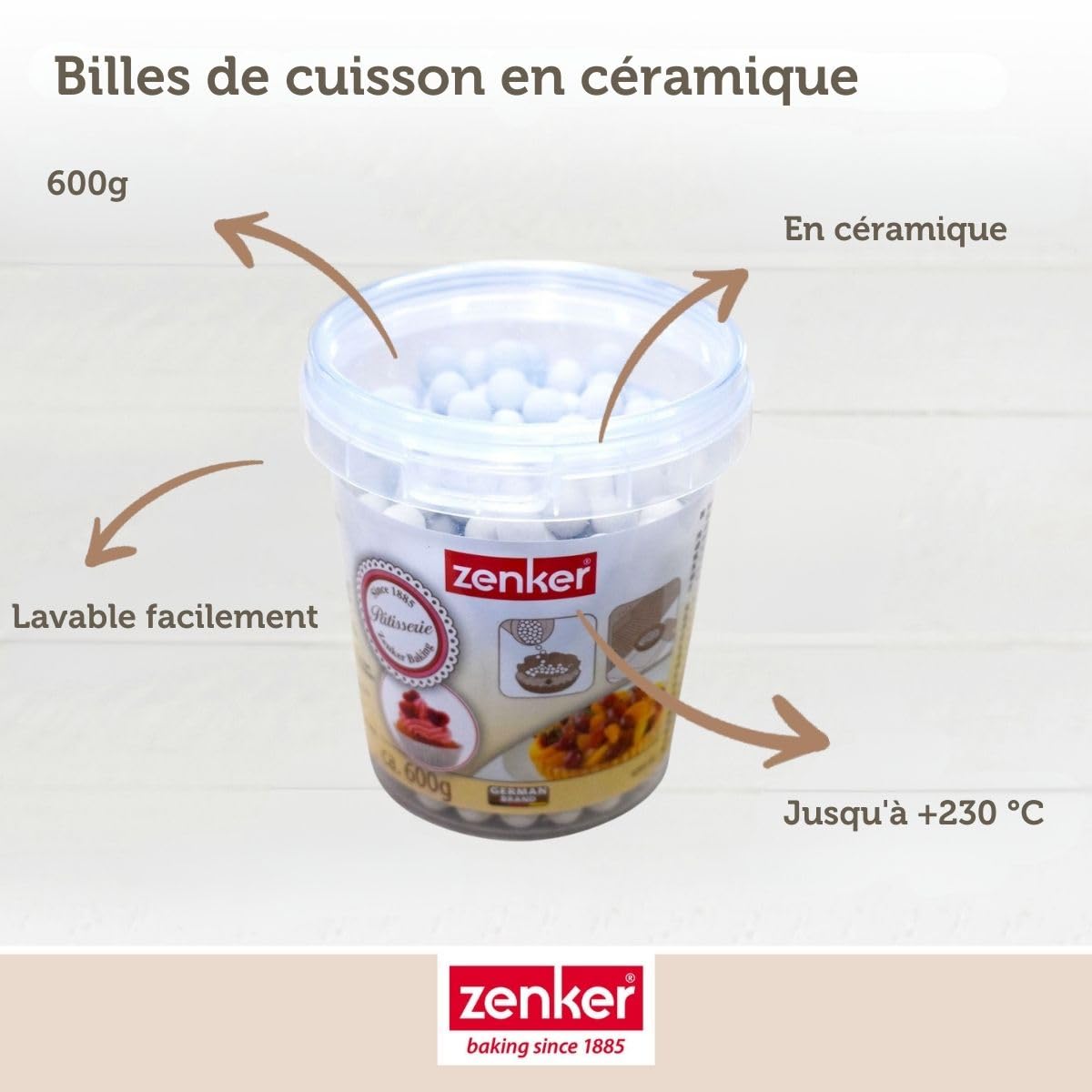 zenker-patisserie-billes-cuisson-c-ramique-blanc-x2-pots image 3