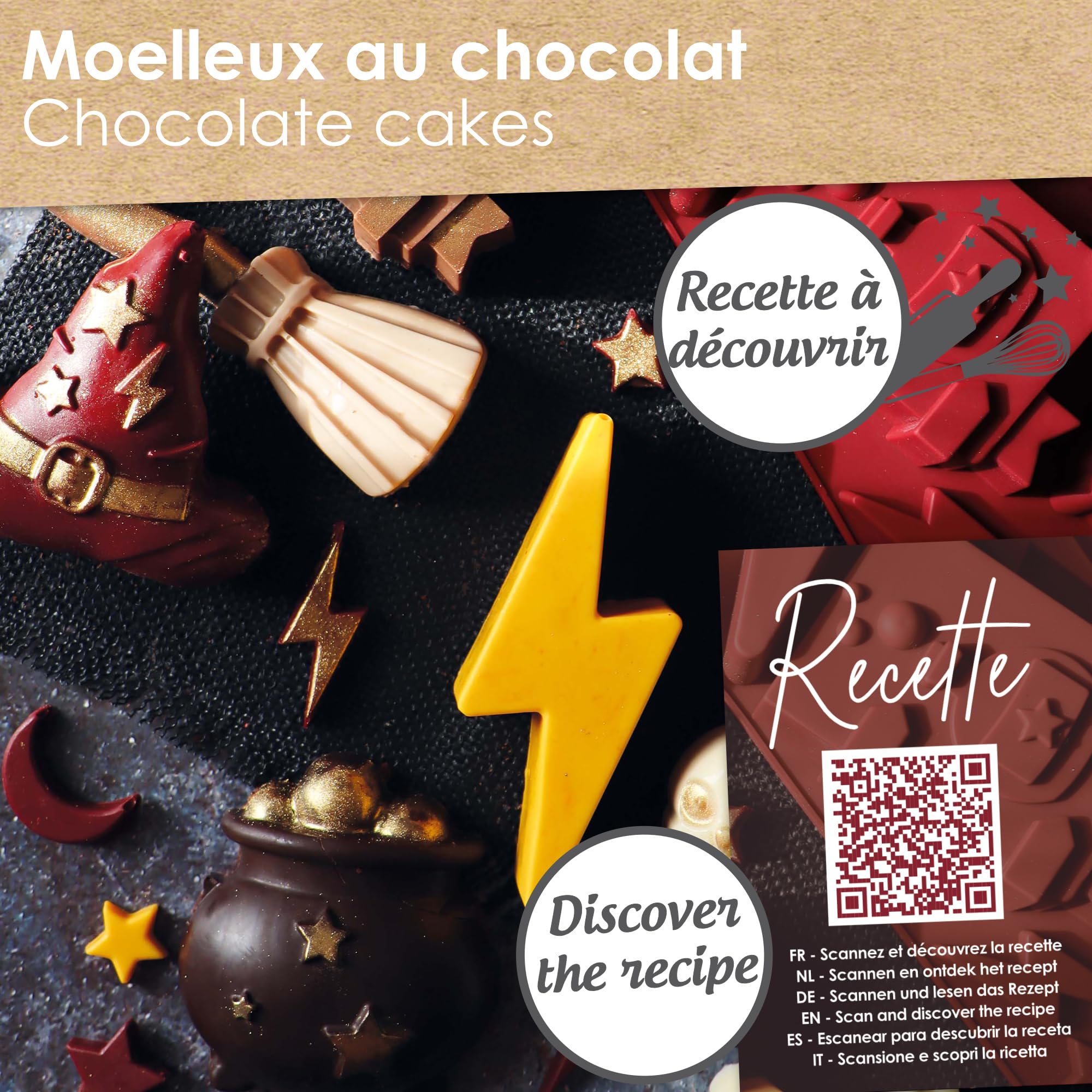 scrapcooking-moules-moule-silicone-sorcier-15-formes-bordeaux image 7