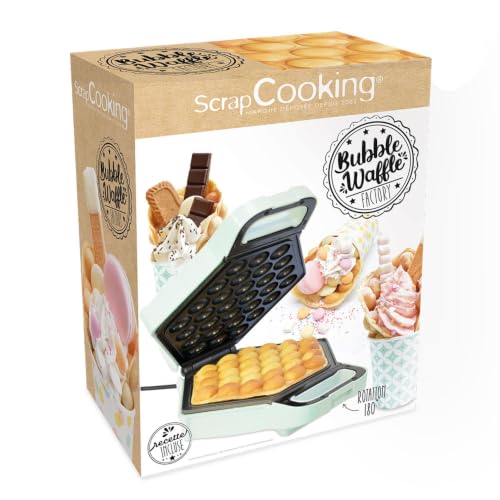 scrapcooking-bubble-waffle-factory-gaufrier-vert-700-w image 8
