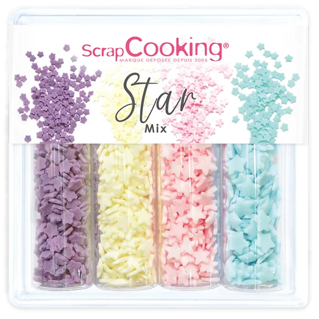 scrapcooking-star-mix-d-cors-sucr-s-toiles-52-g image 1