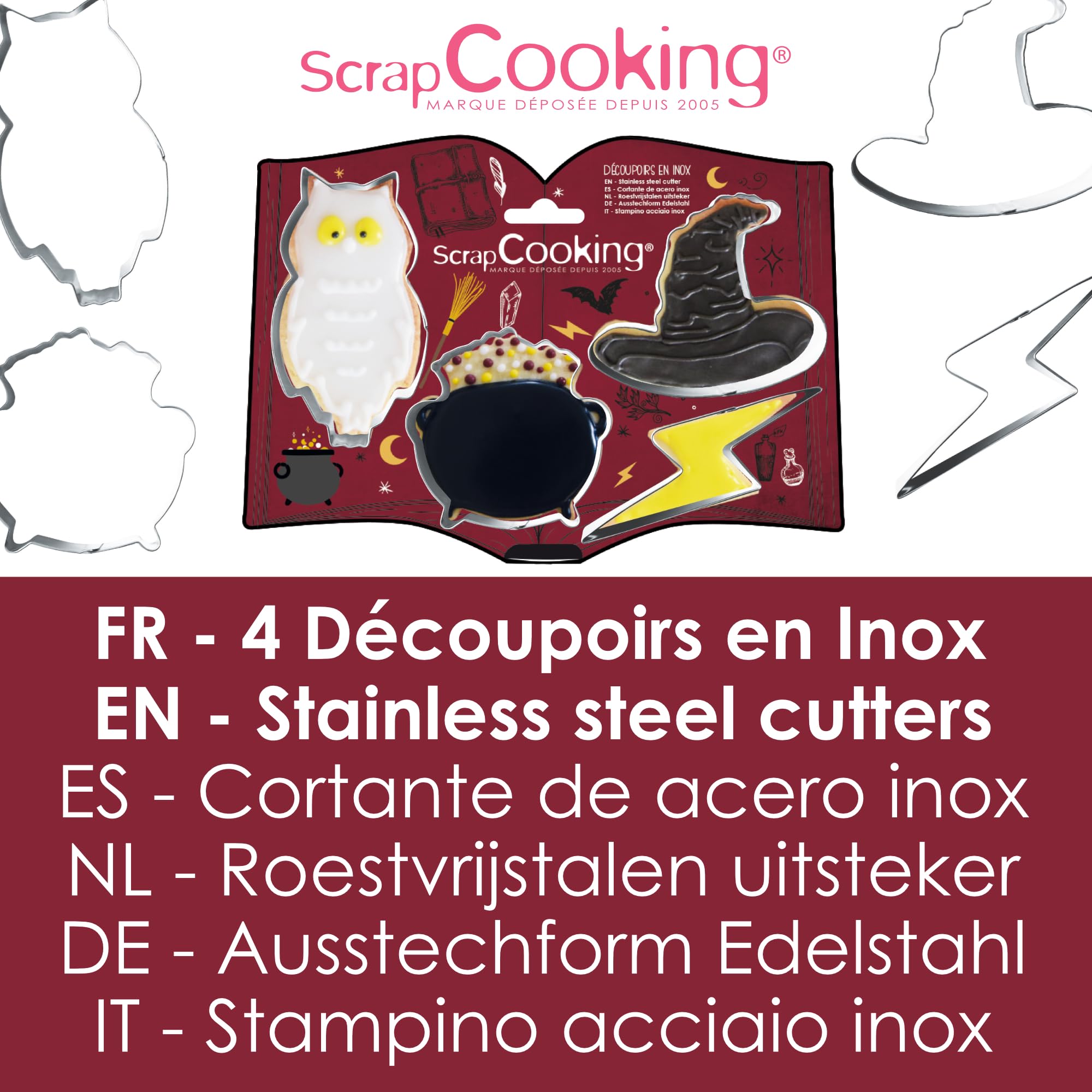 scrapcooking-emporte-pi-ces-sorcier-inox-2071-lot-4 image 2