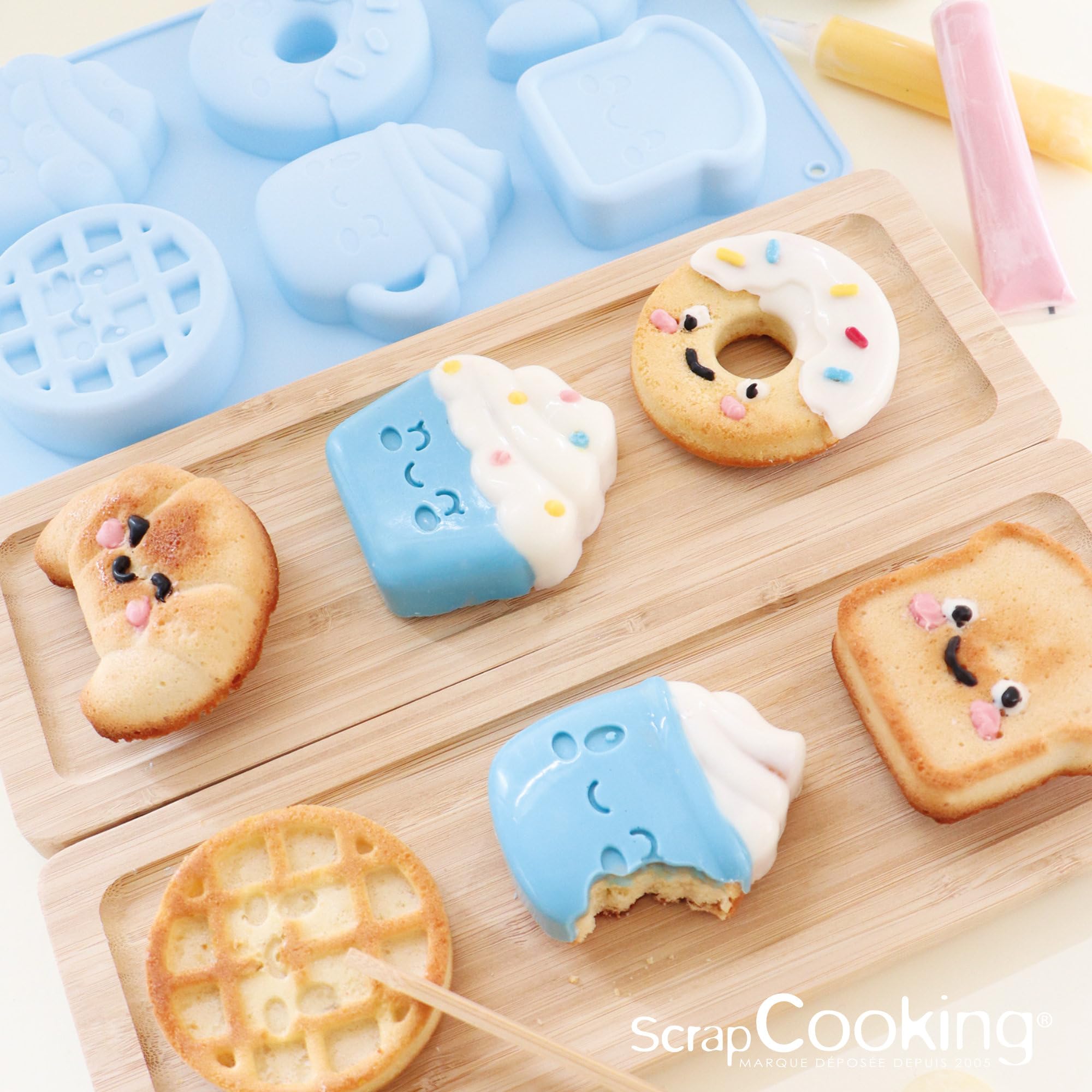 scrapcooking-moules-3187-moule-silicone-g-teaux-kawaii-6-formes image 4