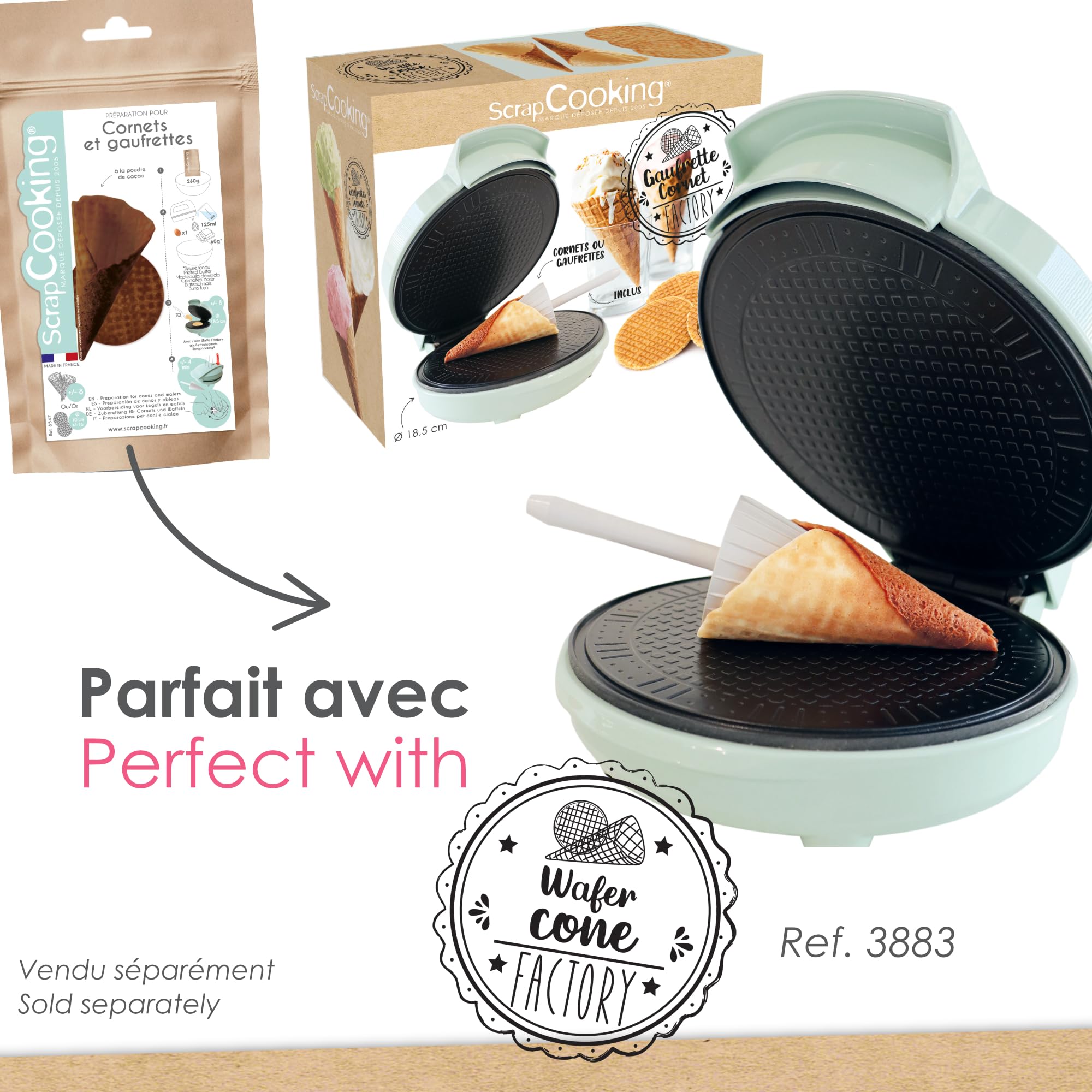 scrapcooking-ingr-dients-8547-pr-paration-cornets-chocolat-260-g image 7