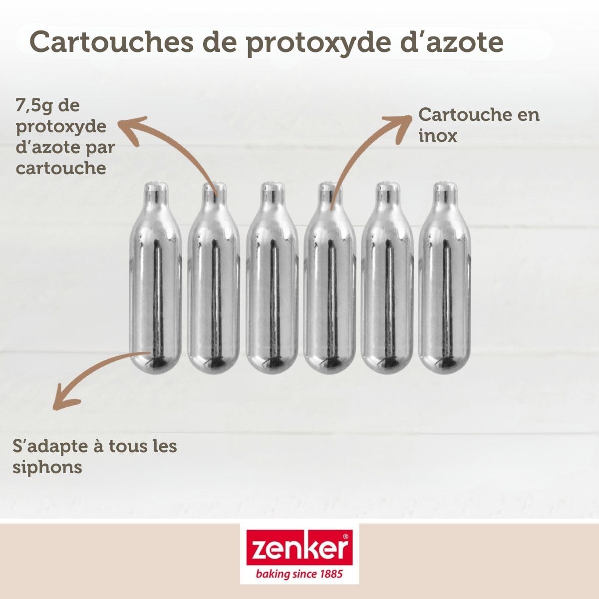 zenker-patisserie-43091-cartouches-chantilly-siphon-x6 image 3
