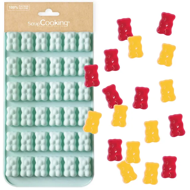 scrapcooking-moules-moule-oursons-silicone-36-empreintes image 1