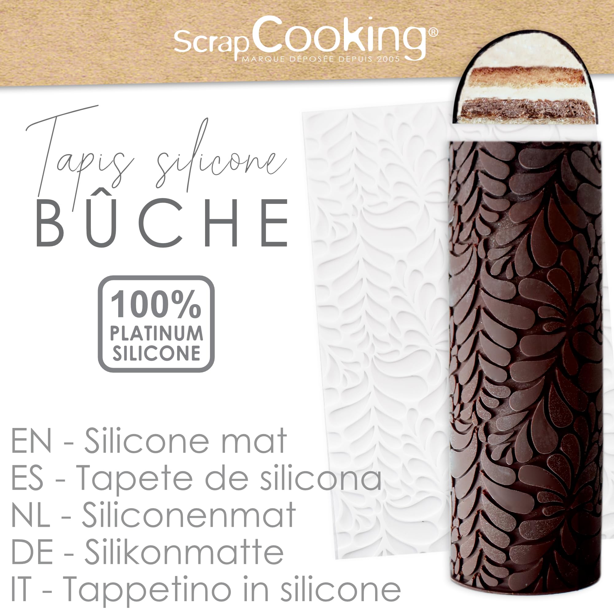 scrapcooking-moules-tapis-b-che-ondine-silicone-28-3-cm image 2