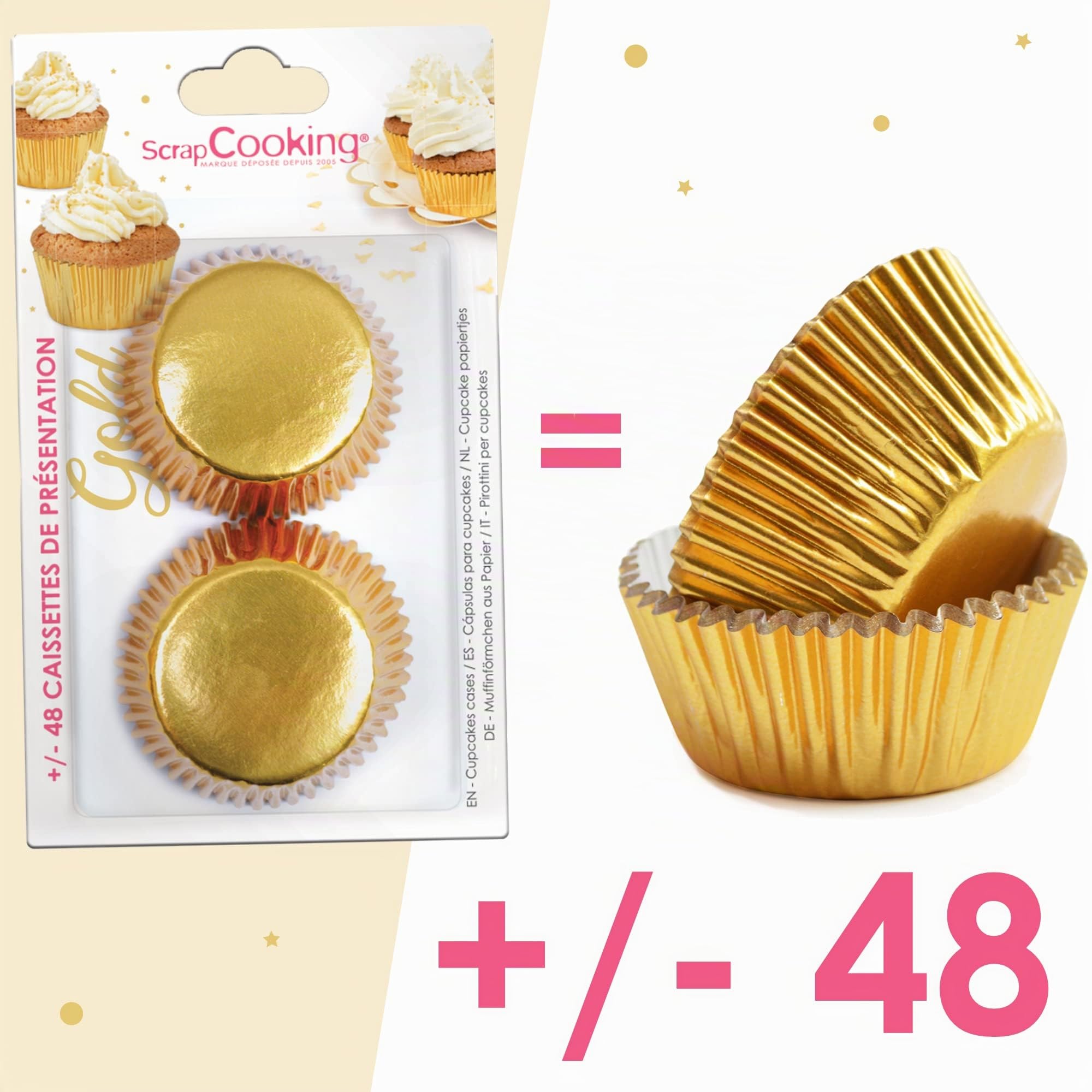 scrapcooking-mat-riel-5068-caissettes-papier-dor-es-x48 image 3