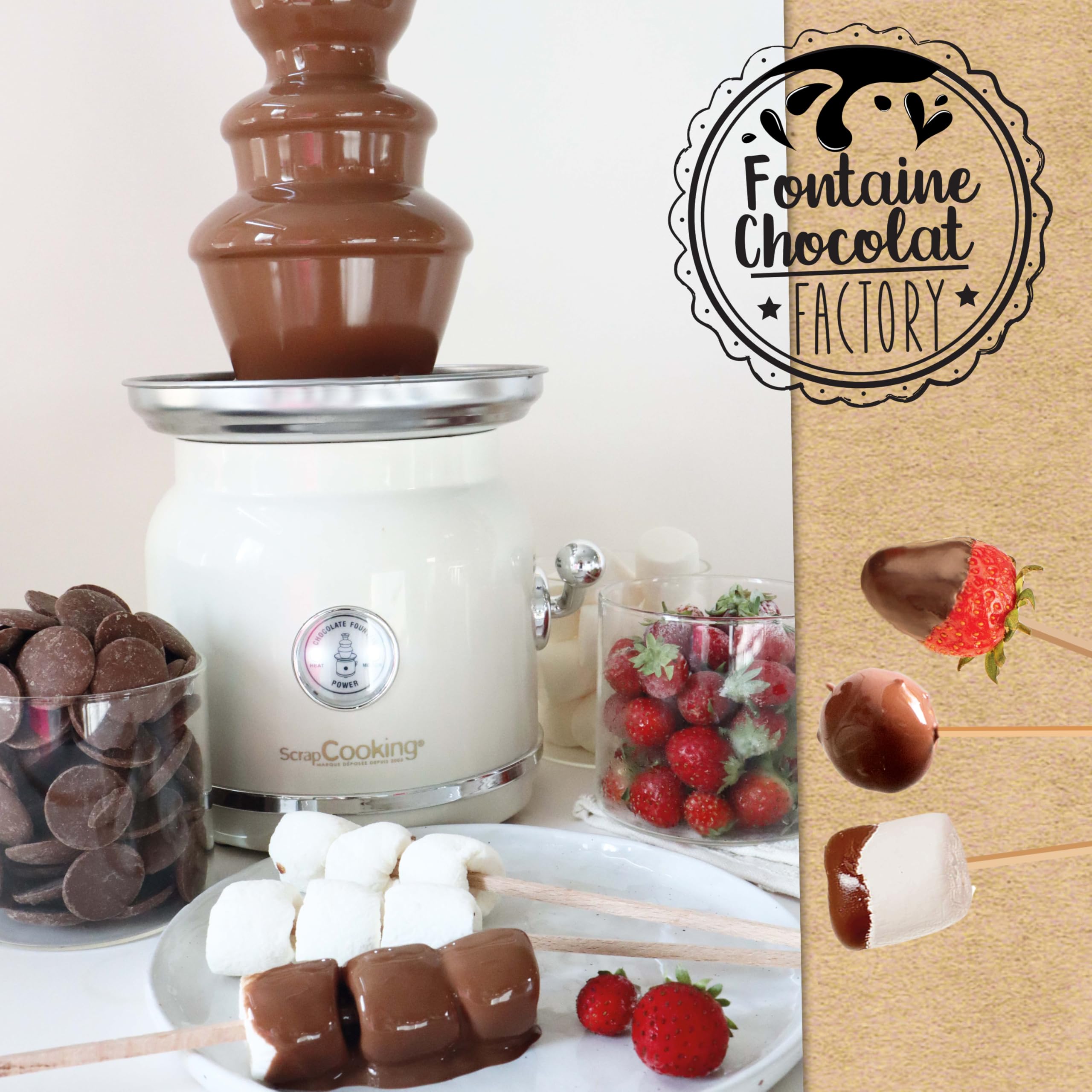 scrapcooking-appareils-3897-fontaine-chocolat-3-tages-inox image 3