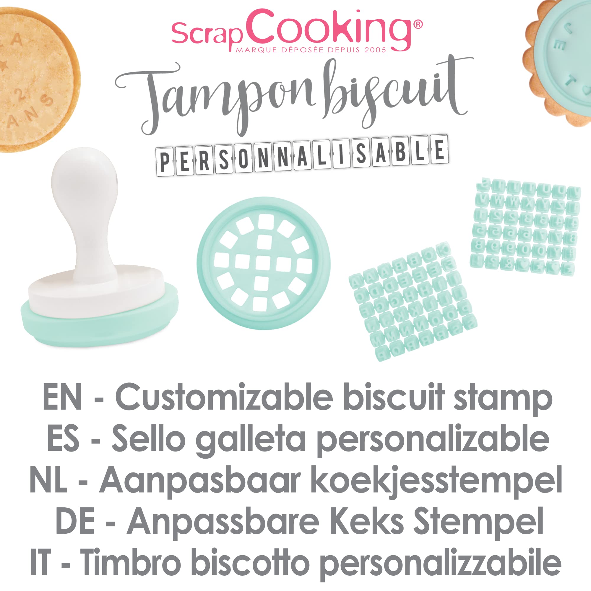 scrapcooking-mat-riel-2036-tampon-biscuits-messages-84-lettres image 2