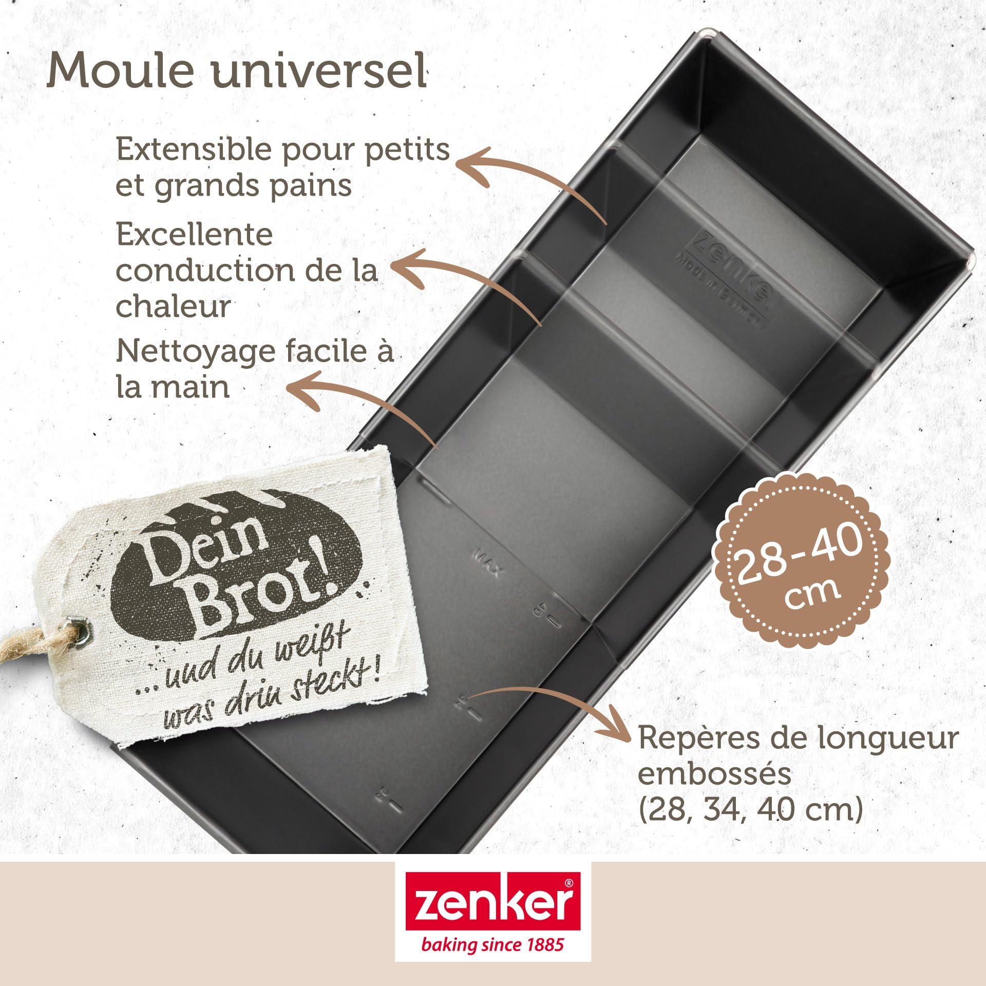 zenker-dein-brot-3974-moule-cake-extensible-28-40-cm image 3