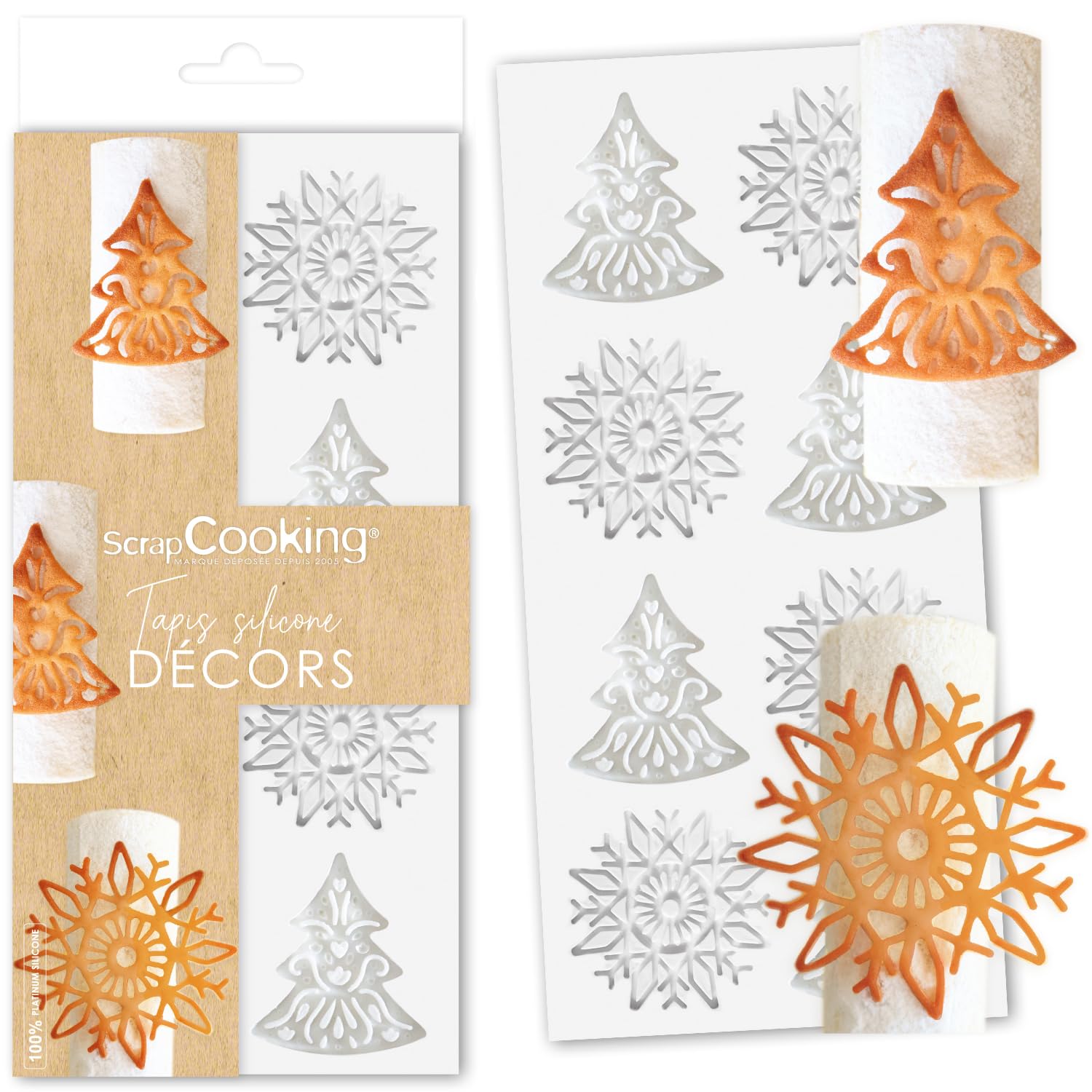 scrapcooking-moule-tapis-sweet-xmas-silicone-28x18cm-1971 image 1