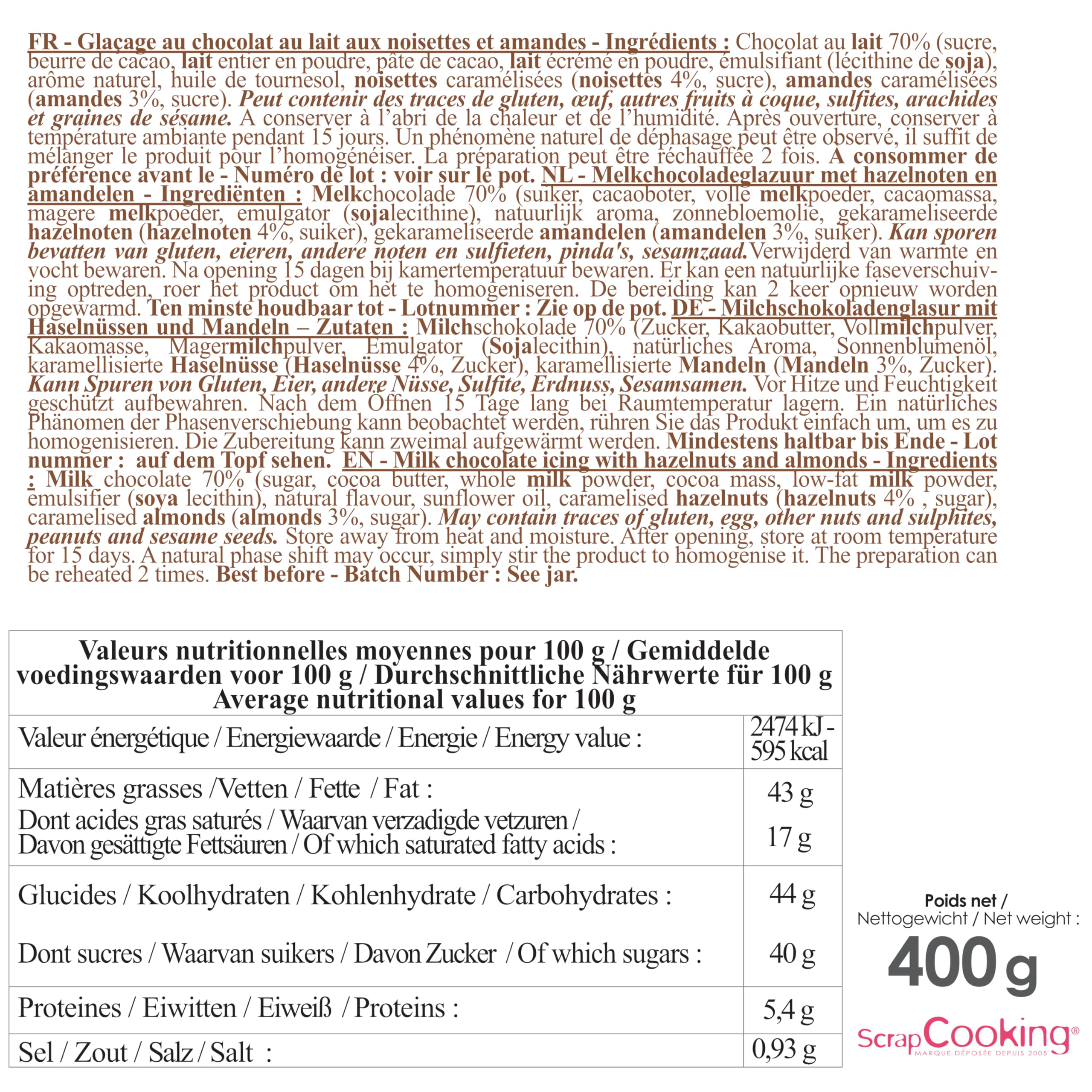 scrapcooking-ingr-dients-4626-gla-age-rocher-lait-400-g-amandes image 2