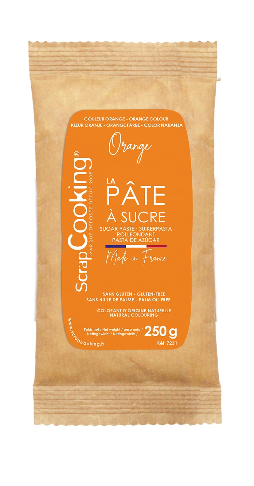 scrapcooking-p-tes-sucre-orange-vanille-250-g image 1
