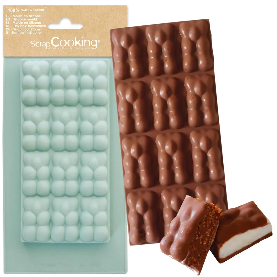 scrapcooking-moules-6719-moule-tablette-oursons-turquoise image 1
