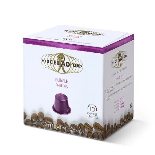 miscela-d-oro-purple-capsules-compatibles-nespresso image 1