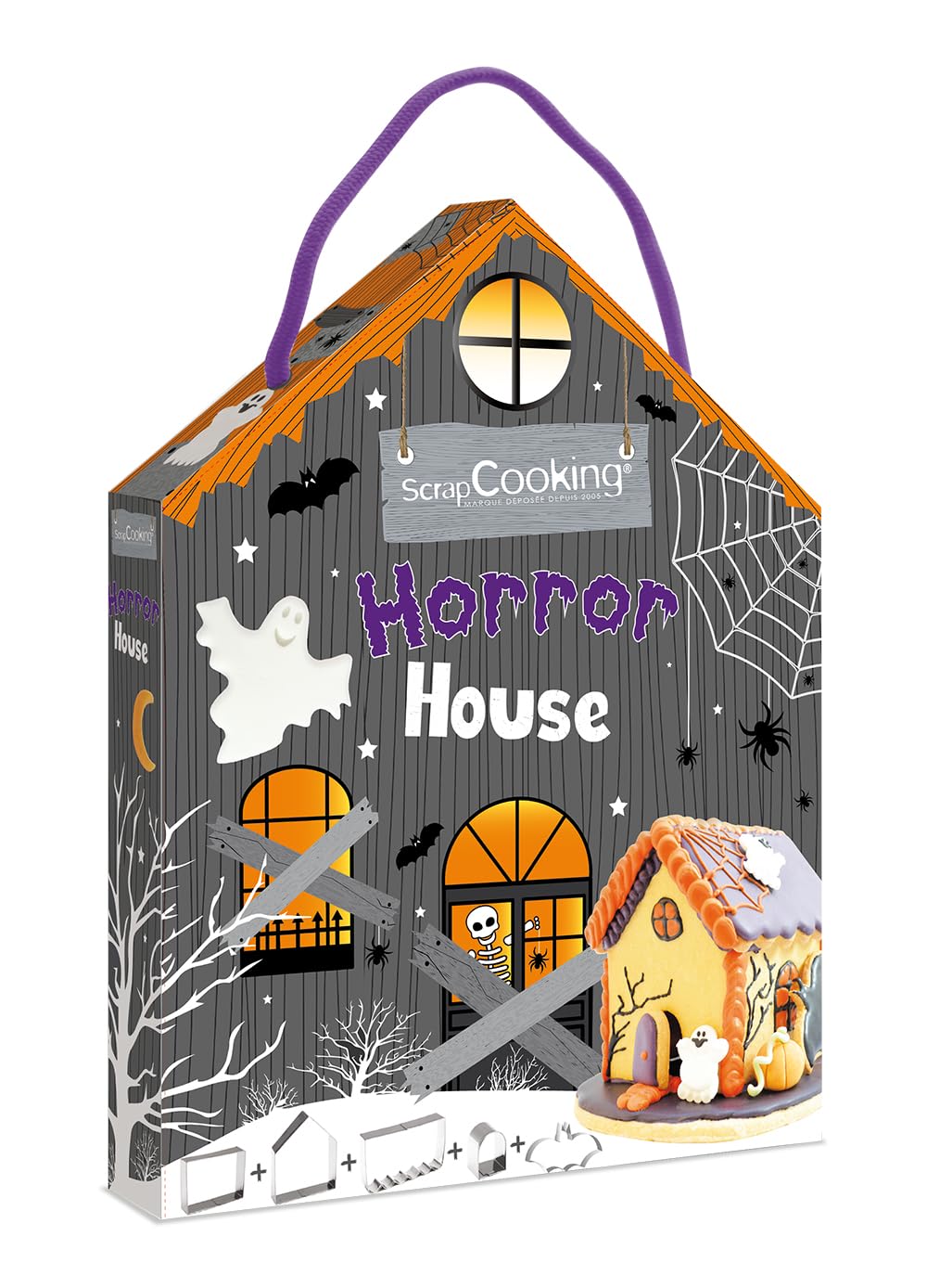 scrapcooking-emporte-pi-ces-kit-horror-house-inox-halloween image 1