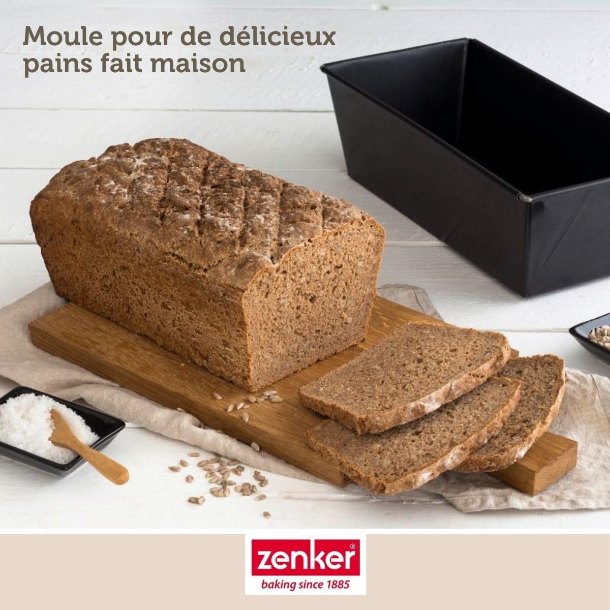 zenker-dein-brot-3975-moule-pain-acier-31-cm image 2